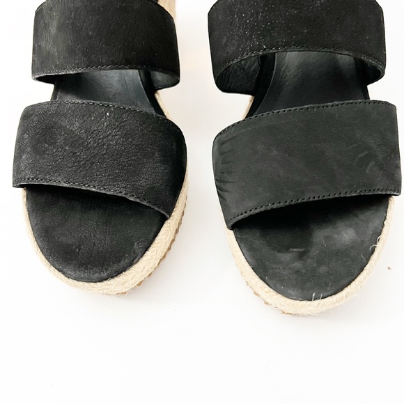Eileen Fisher Wali Black Espadrille Sandal - Picture 6 of 6